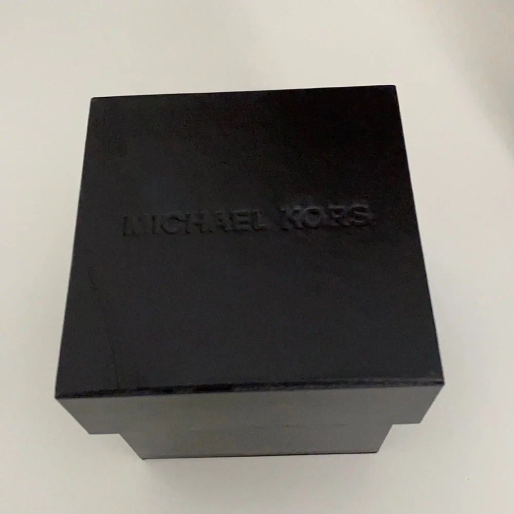 MICHAEL Michael Kors Ritz Crystal Index Multi-Function Water Resistant SS Watch